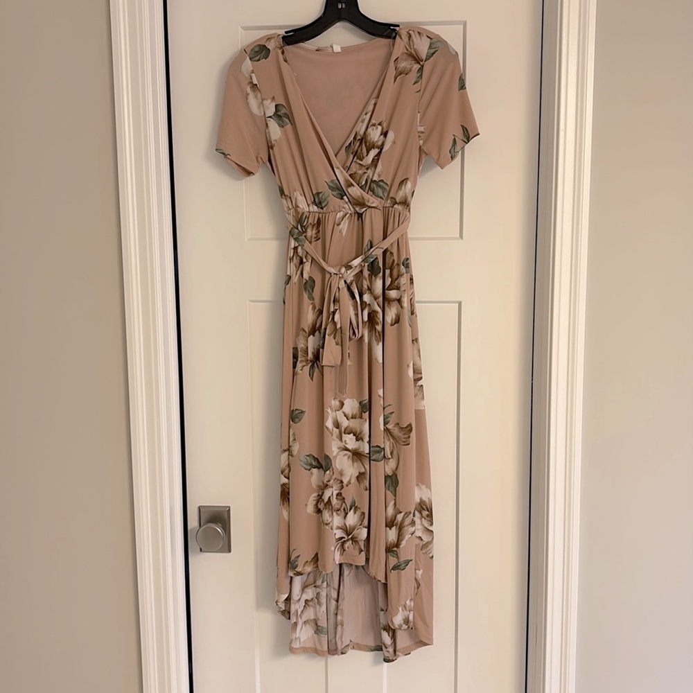 Pink Blush maternity dress